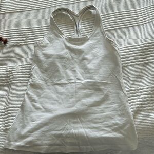White Lululemon tank